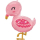 Folienballon * FLAMINGO * SUperShape als Deko fr Geburtstag und Party | 63x81cm gro  | Kinder Kindergeburtstag Partydeko Luftballons Ballons Tier