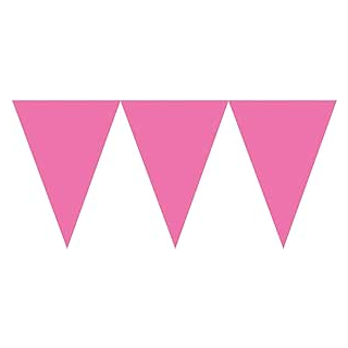 PENNANT BANNER BRGHT PNK