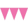 PENNANT BANNER BRGHT PNK
