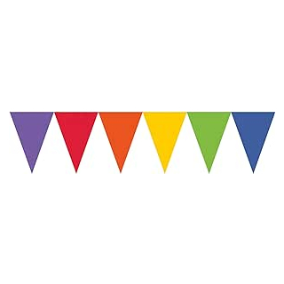 PENNANT BANNER RAINBOW