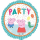 4132701 - Peppa Pig Foil Balloon HX¸/S60 - Dinosaur