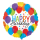 Folienballon Happy Birthday 43 cm