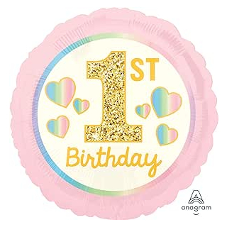 SD-C: Girl 1st Bday Pink&Gold