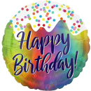 Ballon Happy Birthday  FROSTED CONFETTI