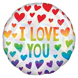 Rainbow Hearts - I love you