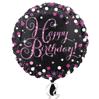Folienballon  43 cm "Happy Birthday"