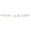 Partykette Konfetti Birthday 70, 180 x 13,8 cm, Papier,