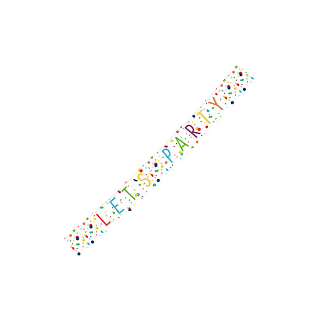 Wimpelkette Konfetti Let‹s Party, 185 x 19 cm, Papier, Girlande,