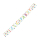 Wimpelkette Konfetti Let‹s Party, 185 x 19 cm, Papier, Girlande,