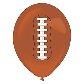 Latexballons Touchdown, 6 Stck, 1-seitiger Druck, Luftballon