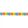 Bunte Papier Girlanden 3,6 m x 17 cm - Tolle Party Dekoration Accessoires - Multi Bunt