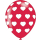 6 Latexballons Herzen 27,5 cm / 11", Luftballon
