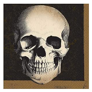Servietten Boneyard, Größe 33 x 33 cm, 20 Stck