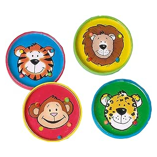 12 Geschicklichkeitsspiele Tiere Plastik 5,6 x 5,6 cm, Mitbringsel