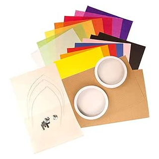 9905887 - Laternen-Bastelset bunt