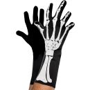 Handschuhe Skelett 3D Einheitsgröße