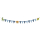 Partykette Dinosaurier, Papier, 180 x 8,9 cm, Happy Birthday, Geburtstag, Girlande, H?ngedekoration