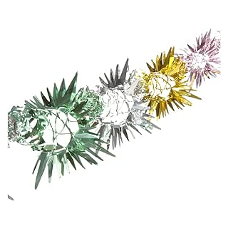 Foliengirlande - 6 m, sortiert
