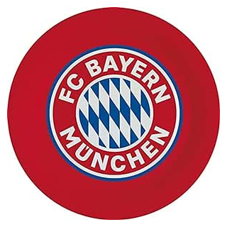 9906506-66 - Teller FC Bayern München, 8 Stck, Durchmesser 23 cm