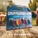 Männerhandtasche "Gruppentherapie" 6 x Bier 0,33L, 4,8% vol., inkl. Mehrwegpfand