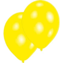 10 Latexballons Standard Yellow27,5 cm / 11, Luftballon