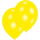 10 Latexballons Standard Yellow27,5 cm / 11, Luftballon