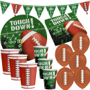 45-TLG. Party-Set * Touchdown! * mit Teller, Becher,...