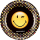 Amscan 9901287 - Teller "Smiley Emoticons", 8 Stck, Durchmesser 22,8 cm, Pappteller, Kindergeburtstag