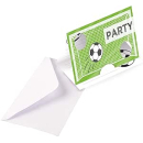 Fussball-Einladungskarten mit Umschlägen 8 Stck...