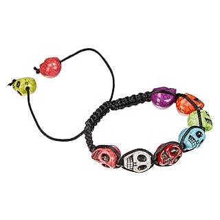 Armband Totenkopf, mehrfarbig, Armschmuck