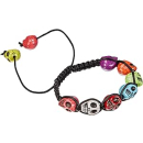 Armband Totenkopf, mehrfarbig, Armschmuck
