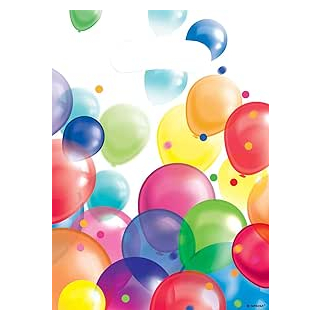 Partytüten Balloons, 8 Stck, 23 x 17 cm, Mitgebsel, Kindergeburtstag