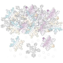 Konfetti Schneeflocken irisierend, 14 g, Streudeko,...