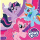 9902510 - Servietten My Little Pony, 20 Stück, 33 x 33 cm, Geburtstag, Mottoparty, Lila