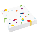 20 x Servietten Confetti Design