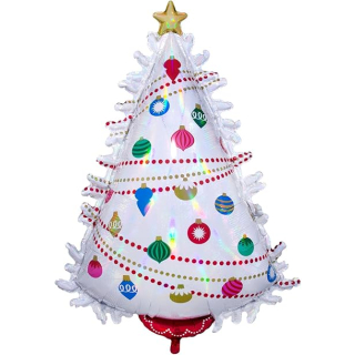 Amscan 4009275 - Super Shape Folienballon Weihnachtsbaum, 66 x 91 cm, Weihnachten, Dekoration
