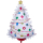 Amscan 4009275 - Super Shape Folienballon Weihnachtsbaum, 66 x 91 cm, Weihnachten, Dekoration