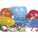 Party-Set Luftballons und Luftschlangen, 27-teilig,...