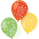 6 Latexballons Sterne sortiert, Durchmesser 25,4 cm,