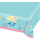 Papiertischdecke Meerjungfrau, Größe 115 x 175 cm, wasserabweisend, 3-lagig, Be a Mermaid, Seepferd, Kinderparty, Mottoparty, Geburtstag