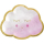  8 Teller Wolke Rosa und Gold 17 cm