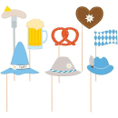 9903346 - Fotorequisiten-Set Bierfest, Papier / Holz,...