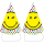 partyhüte SmileyWorld junior 16 cm Karton 8 Stück