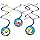 Swirl Decorations Baby Shark