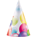 Partyhüte Luftballon, 8 Stück, Größe...