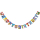 9901542 - Partykette Super Mario Happy Birthday, Größe 190 x 15 cm, Girlande,