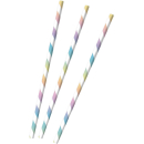 9904286 - Papiertrinkhalme Regenbogen, 12 Stück,...