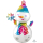 Anagram Folienballon, Schneemann, Satin, 139,7 cm, mehrfarbig