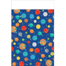 Blast Off Birthday Plastic Tablecover 1.37m x 2.6m