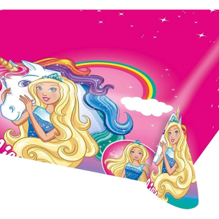 Tischdecke Barbie, Größe 120 x 180 cm, Kunststoff